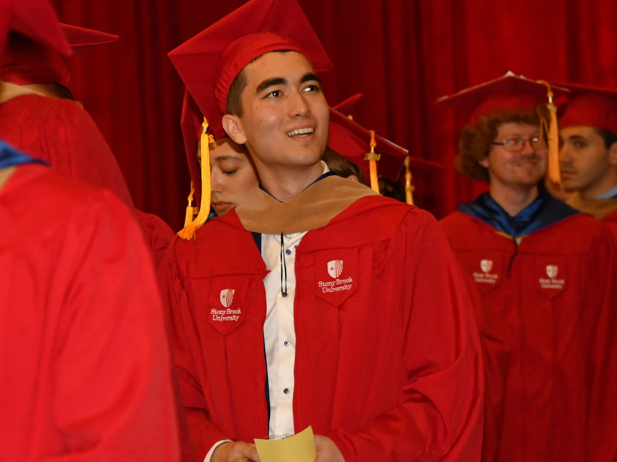 Stony Brook university College of BUsiness students at convocation
