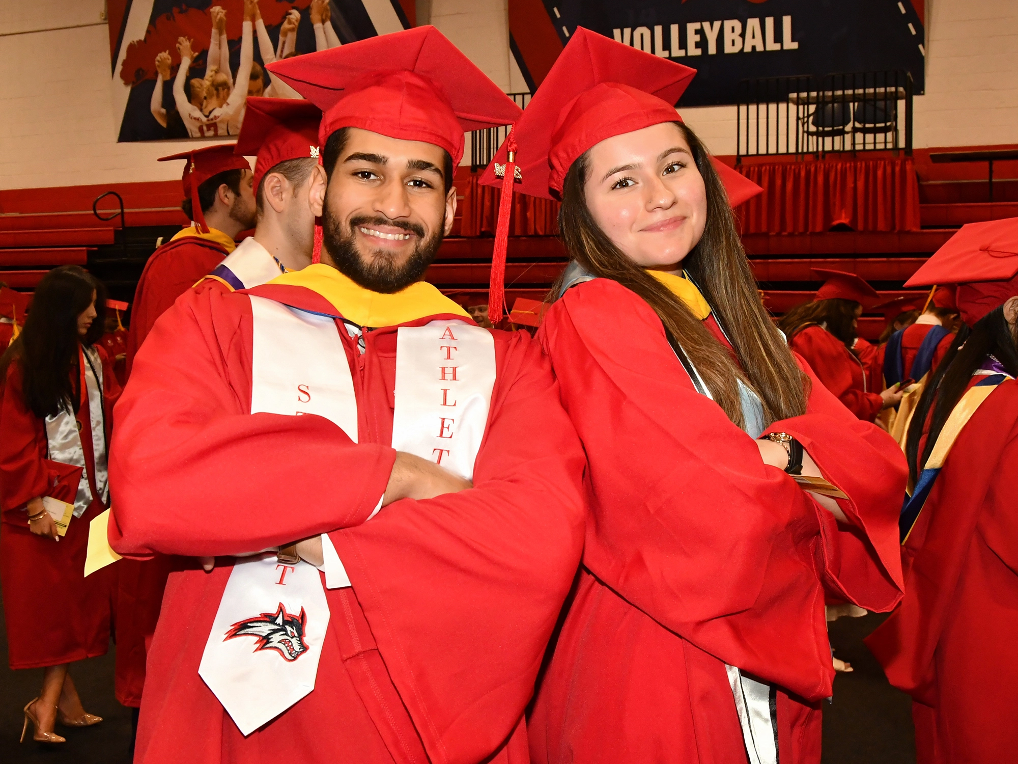 Stony Brook university College of BUsiness students at convocation