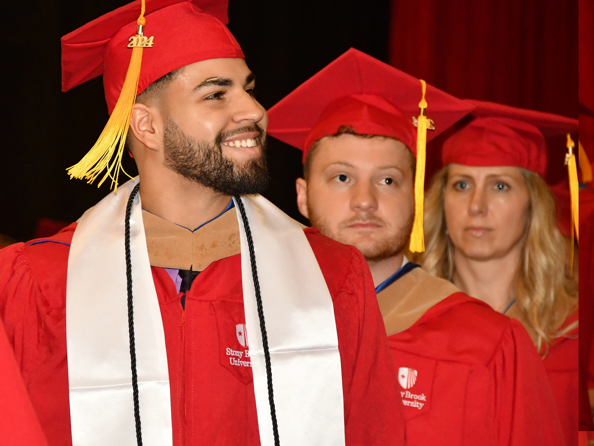 Stony Brook university College of BUsiness students at convocation