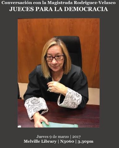 Conversation with judge Blanca Rodriguez-Velasco (Seminar with Prof. Aurélie Vialette)